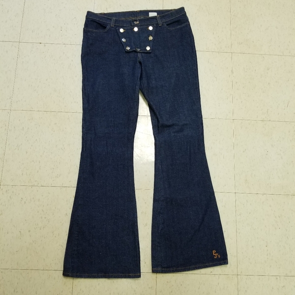 PJ's Flare Jeans with panel front Size 27 - Picture 1 of 6